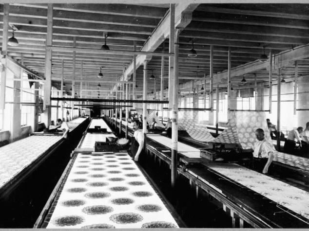 Nuovi pavimenti in cemento per la più antica fabbrica tessile in Europa