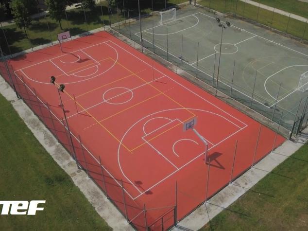 Nuove pavimentazioni sportive per gli impianti di Ossago Lodigiano